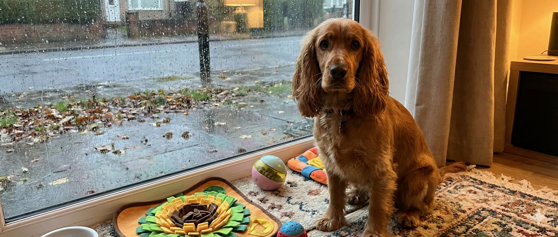 The Ultimate Guide to Indoor Enrichment for UK Pets (When it’s Chucking it Down Outside)