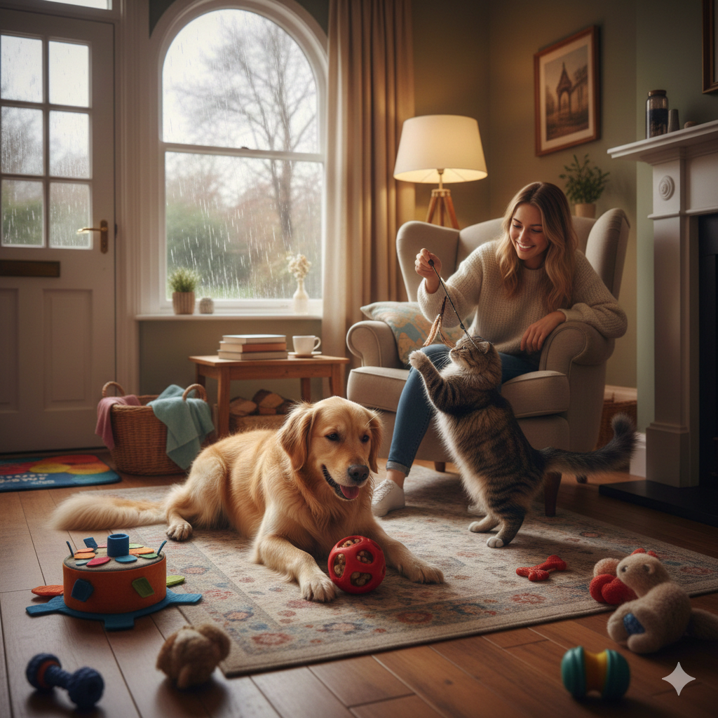 Rainy Days & Muddy Paws: The Ultimate Guide to Indoor Fun for Pets
