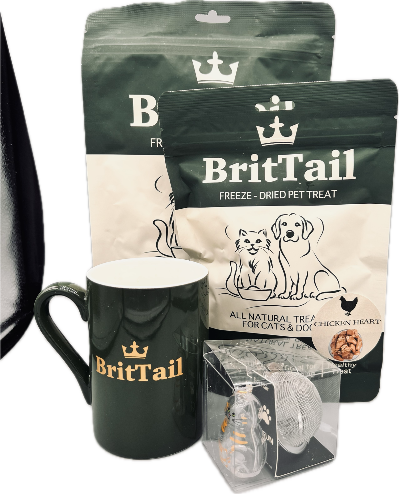 BritTail Freeze-Dried Chicken Hearts product photo 2