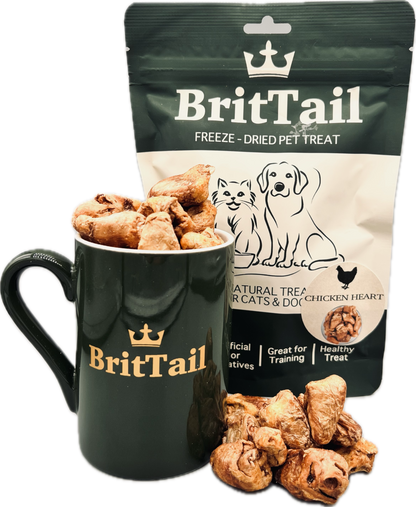 BritTail Freeze-Dried Chicken Hearts product photo 6