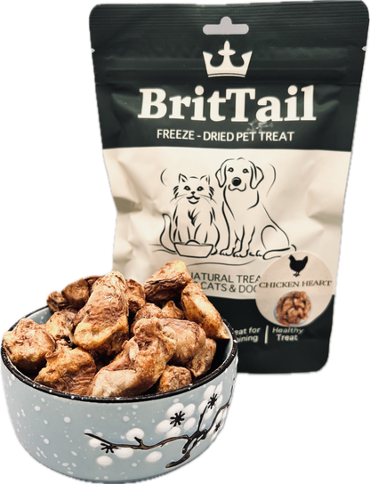 BritTail Freeze-Dried Chicken Hearts product photo 7