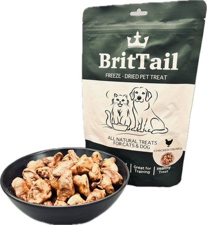 BritTail Freeze-Dried Chicken Hearts product photo 8