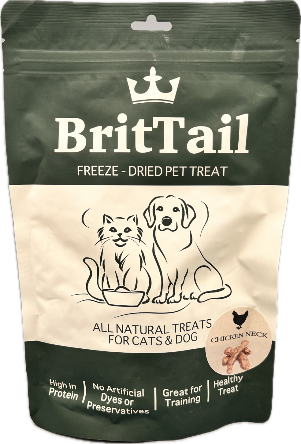 BritTail Freeze-Dried Chicken Necks product photo 10