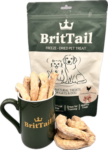 BritTail Freeze-Dried Chicken Necks product photo 6