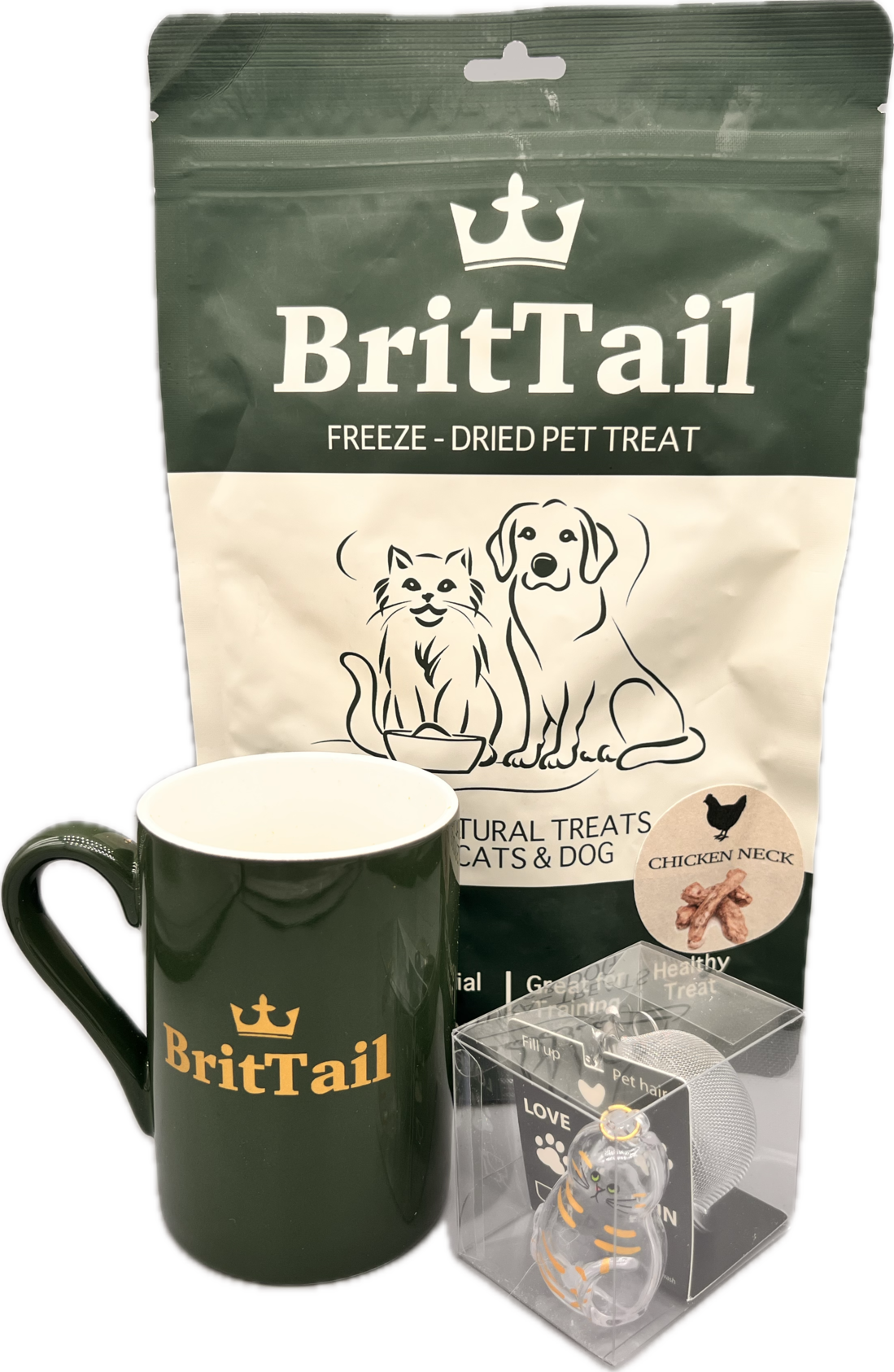 BritTail Freeze-Dried Chicken Necks product photo 8