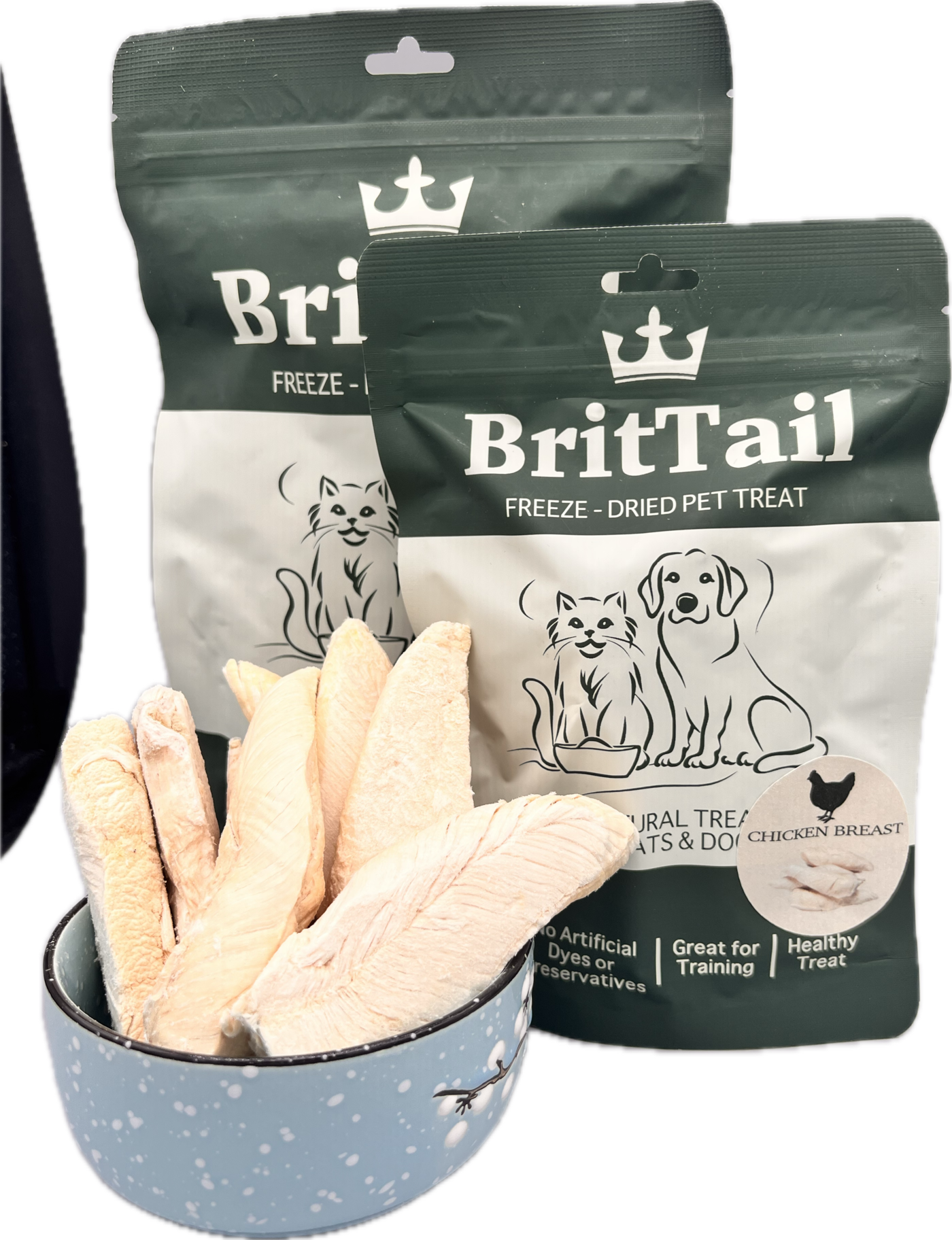 BritTail Freeze-Dried Chicken Breast product photo