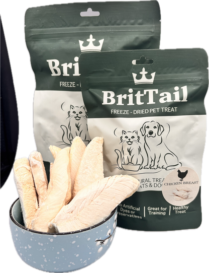 BritTail Freeze-Dried Chicken Breast product photo