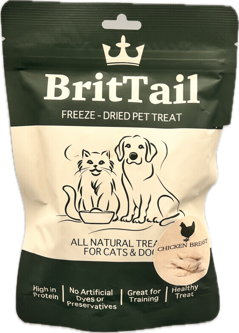 BritTail Freeze-Dried Chicken Breast product photo