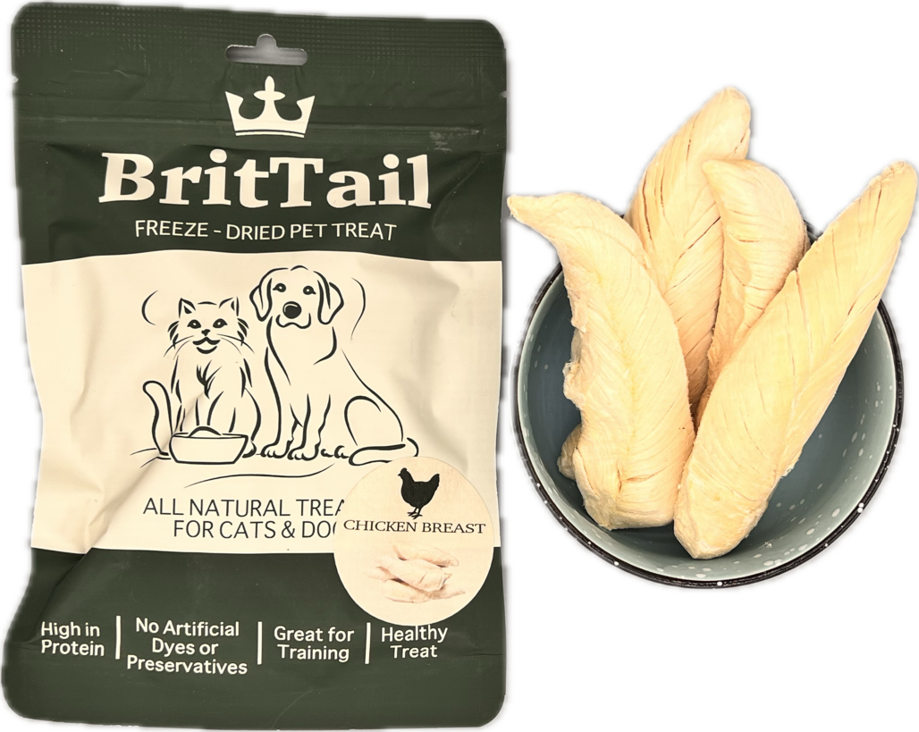 BritTail Freeze-Dried Chicken Breast product photo