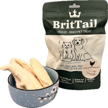 BritTail Freeze-Dried Chicken Breast product photo