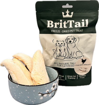 BritTail Freeze-Dried Chicken Breast product photo
