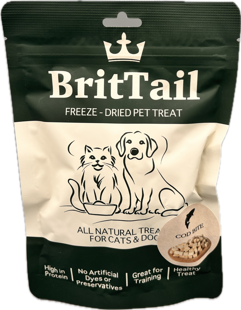 BritTail Freeze-Dried Cod Bits product photo 1