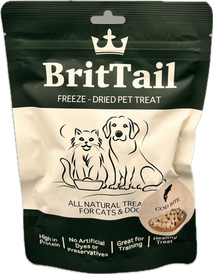 BritTail Freeze-Dried Cod Bits product photo 1
