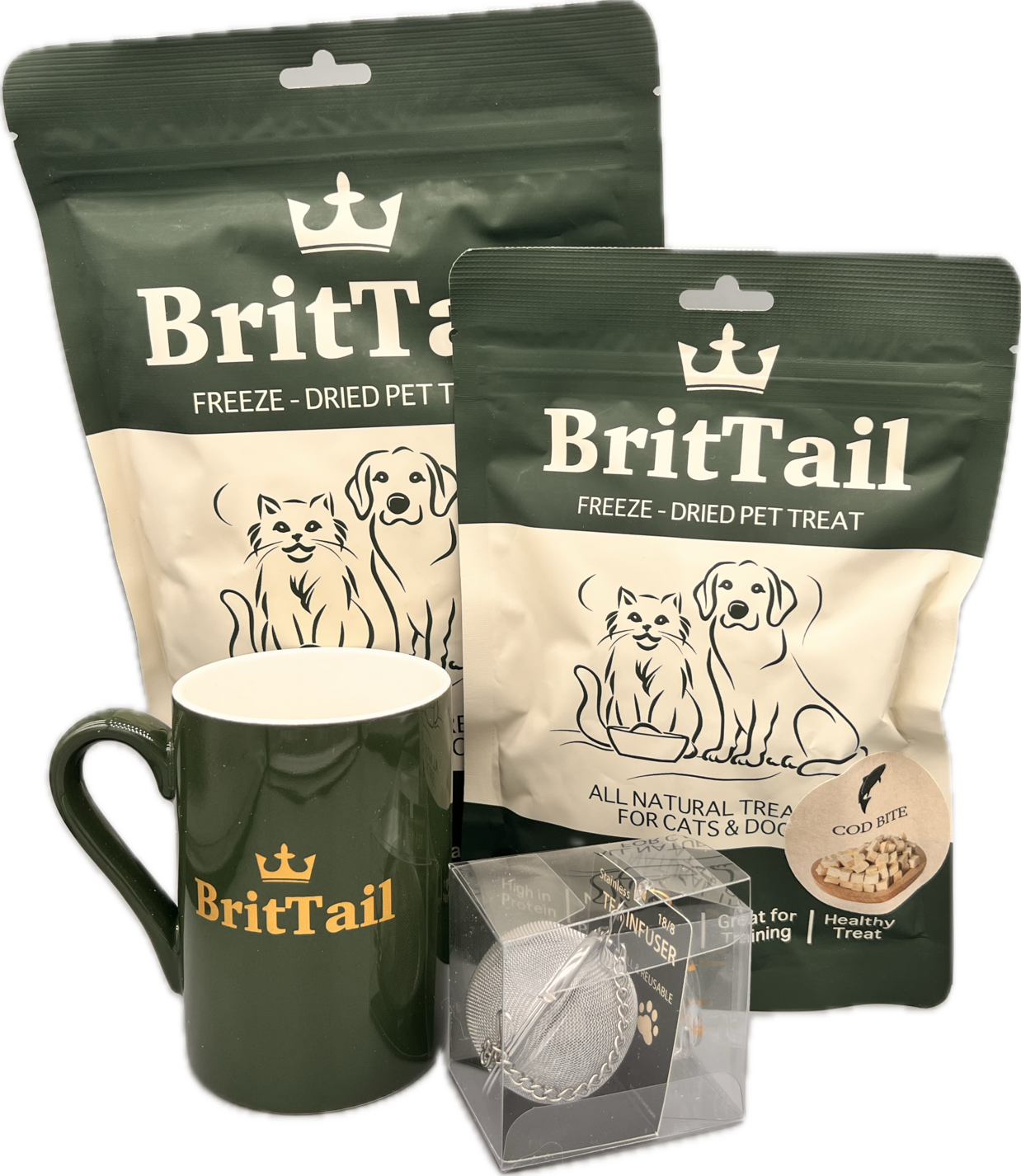 BritTail Freeze-Dried Cod Bits product photo 3