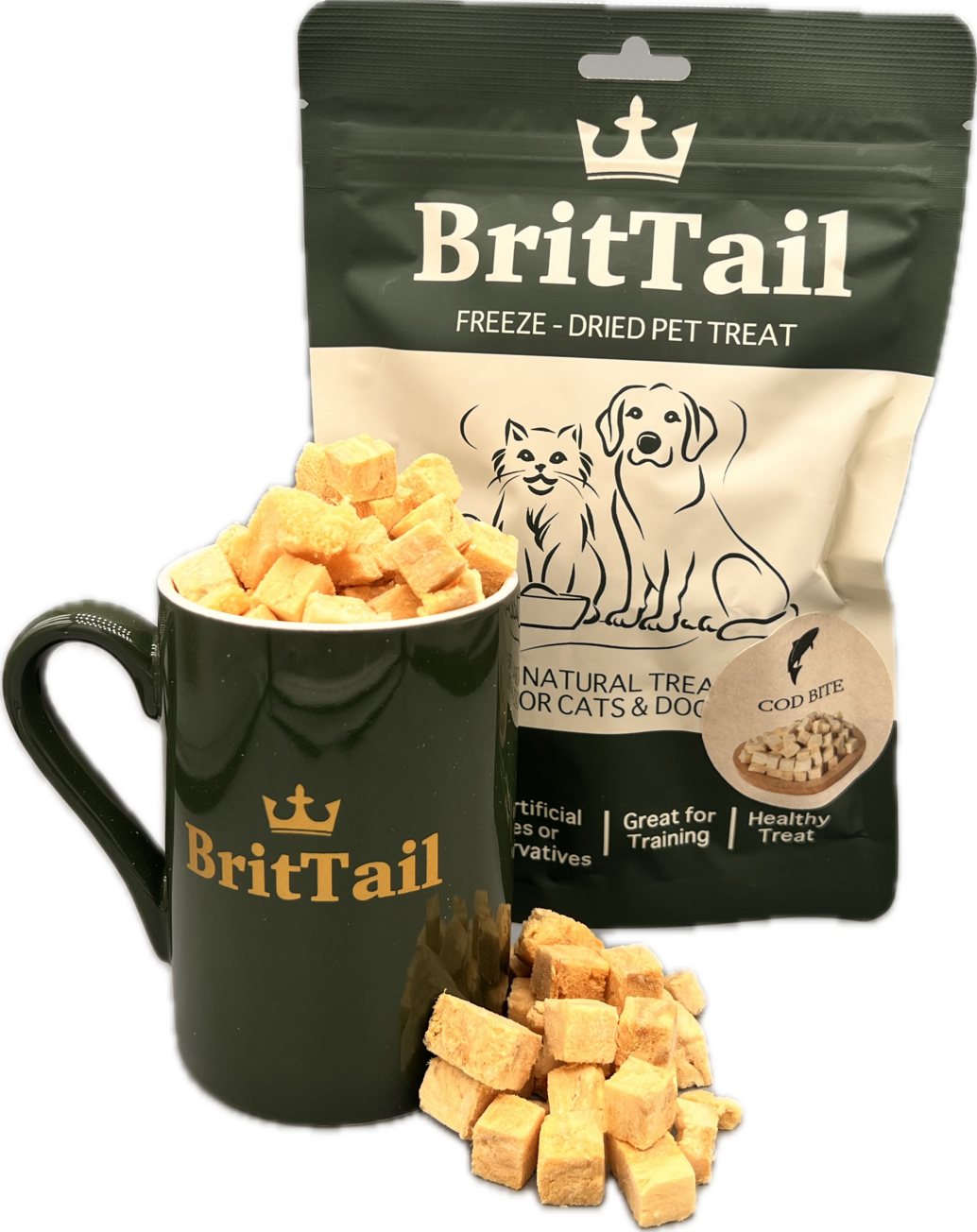 BritTail Freeze-Dried Cod Bits product photo 6