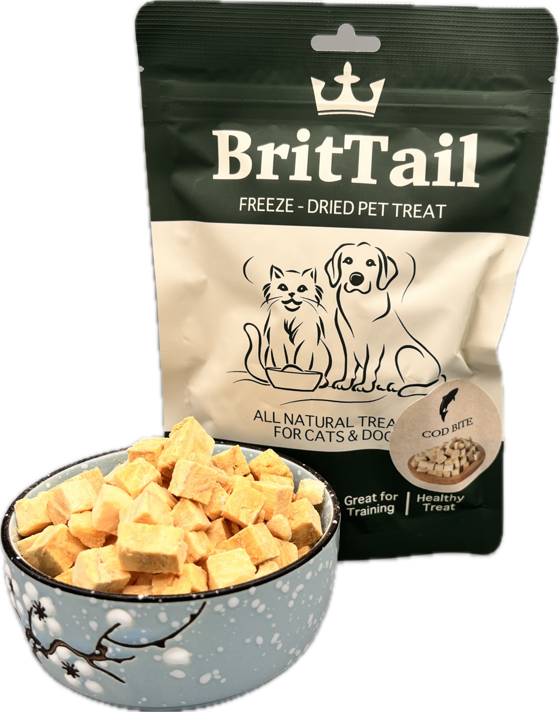 BritTail Freeze-Dried Cod Bits product photo 7