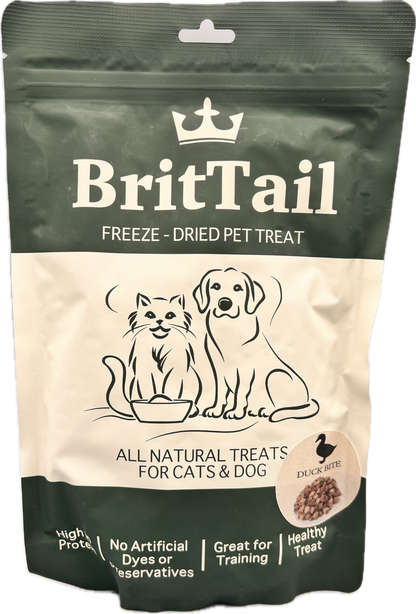 BritTail Freeze-Dried Duck Bits product image 3