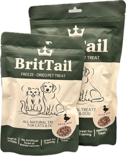 BritTail Freeze-Dried Duck Bits product image 5
