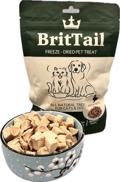 BritTail Freeze-Dried Duck Bits product image 9