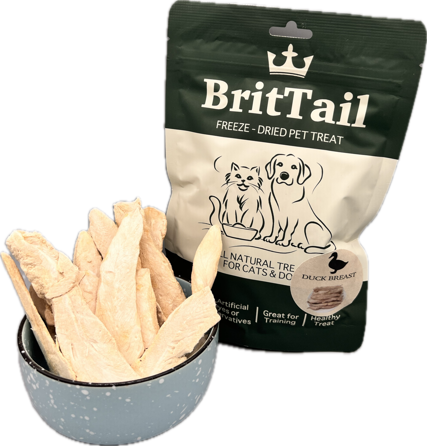 BritTail Freeze-Dried Duck Breast product photo 13