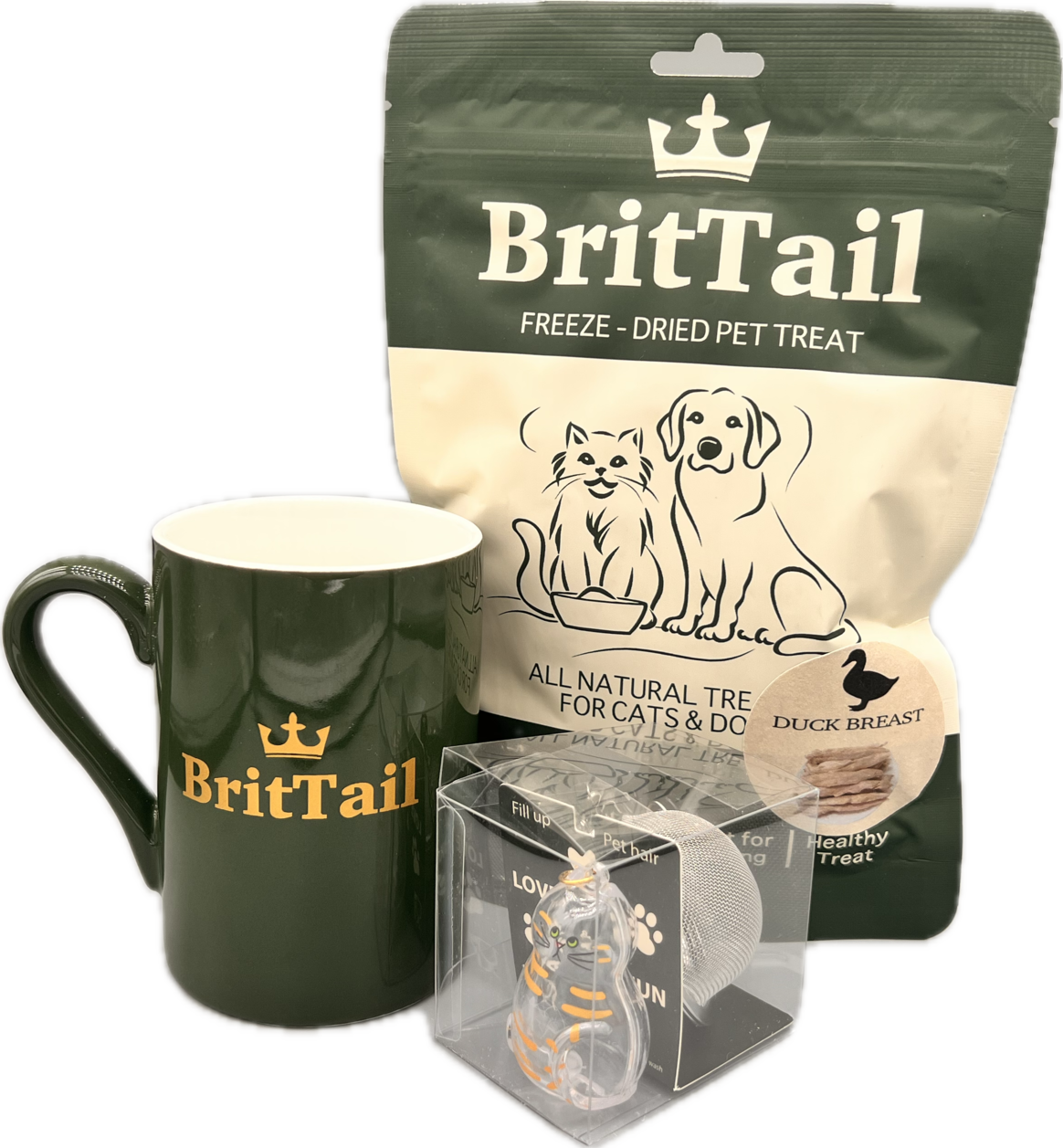 BritTail Freeze-Dried Duck Breast product photo 2