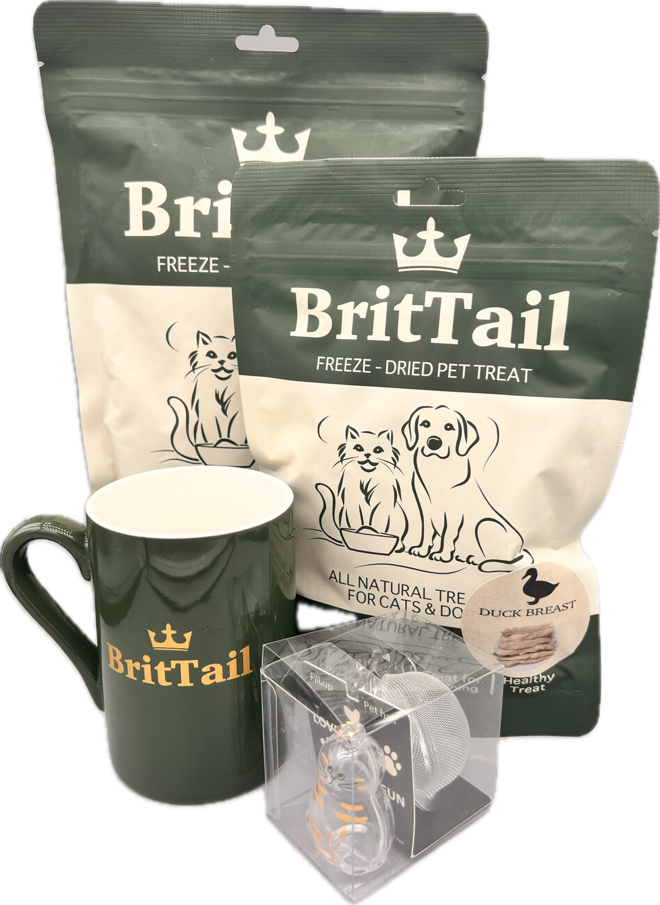 BritTail Freeze-Dried Duck Breast product photo 3