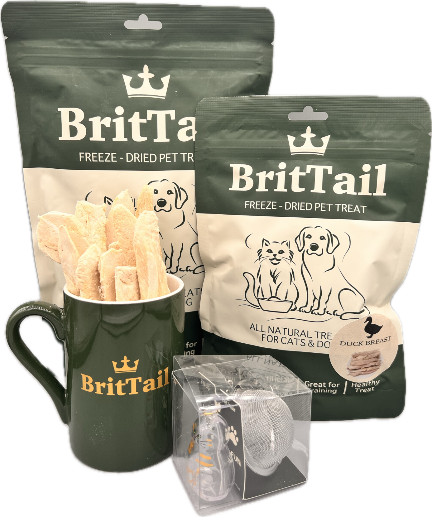 BritTail Freeze-Dried Duck Breast product photo 5