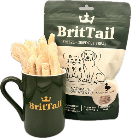 BritTail Freeze-Dried Duck Breast product photo 6
