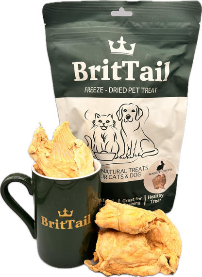 BritTail Freeze-Dried Rabbit Chops product photo 5