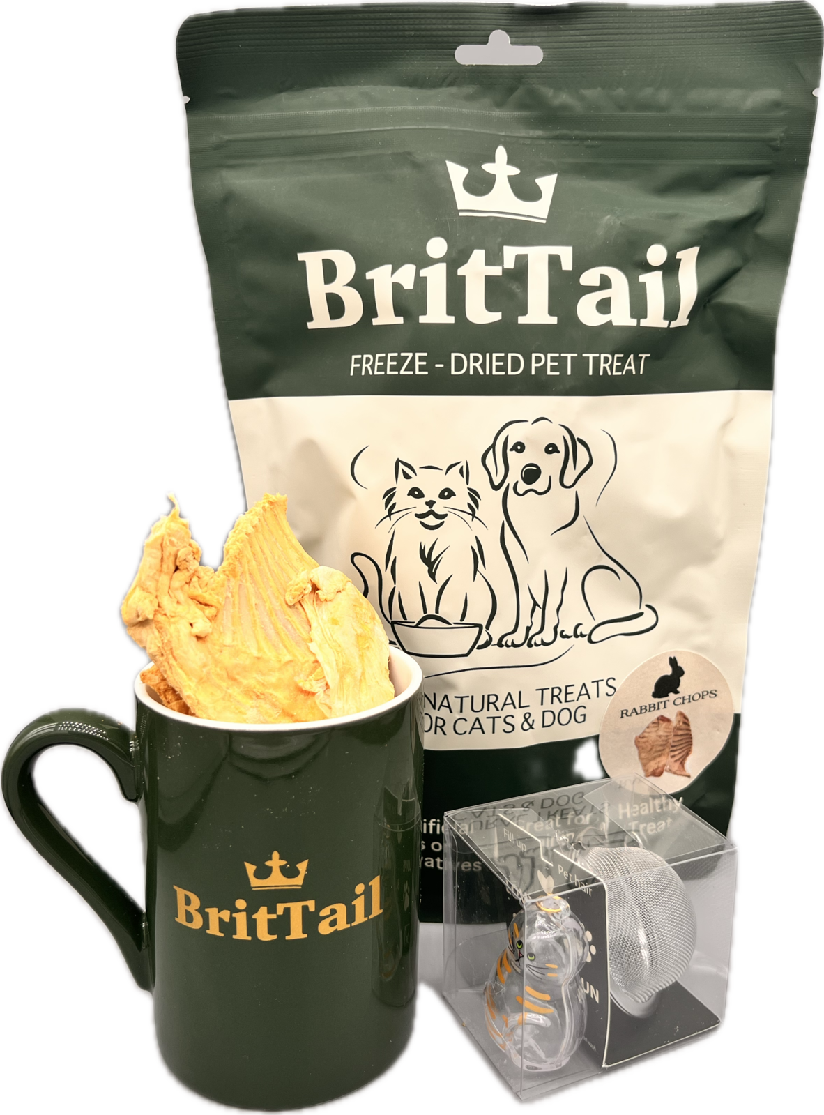BritTail Freeze-Dried Rabbit Chops product photo 6