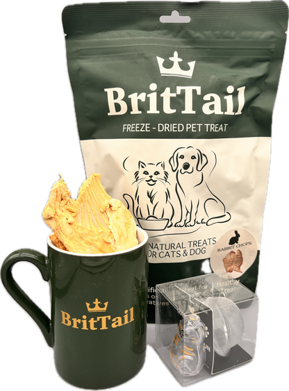 BritTail Freeze-Dried Rabbit Chops product photo 6
