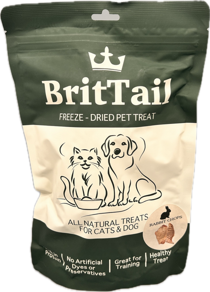 BritTail Freeze-Dried Rabbit Chops product photo 8