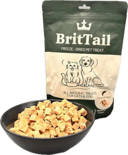 BritTail Freeze-Dried Salmon Bits product photo 3