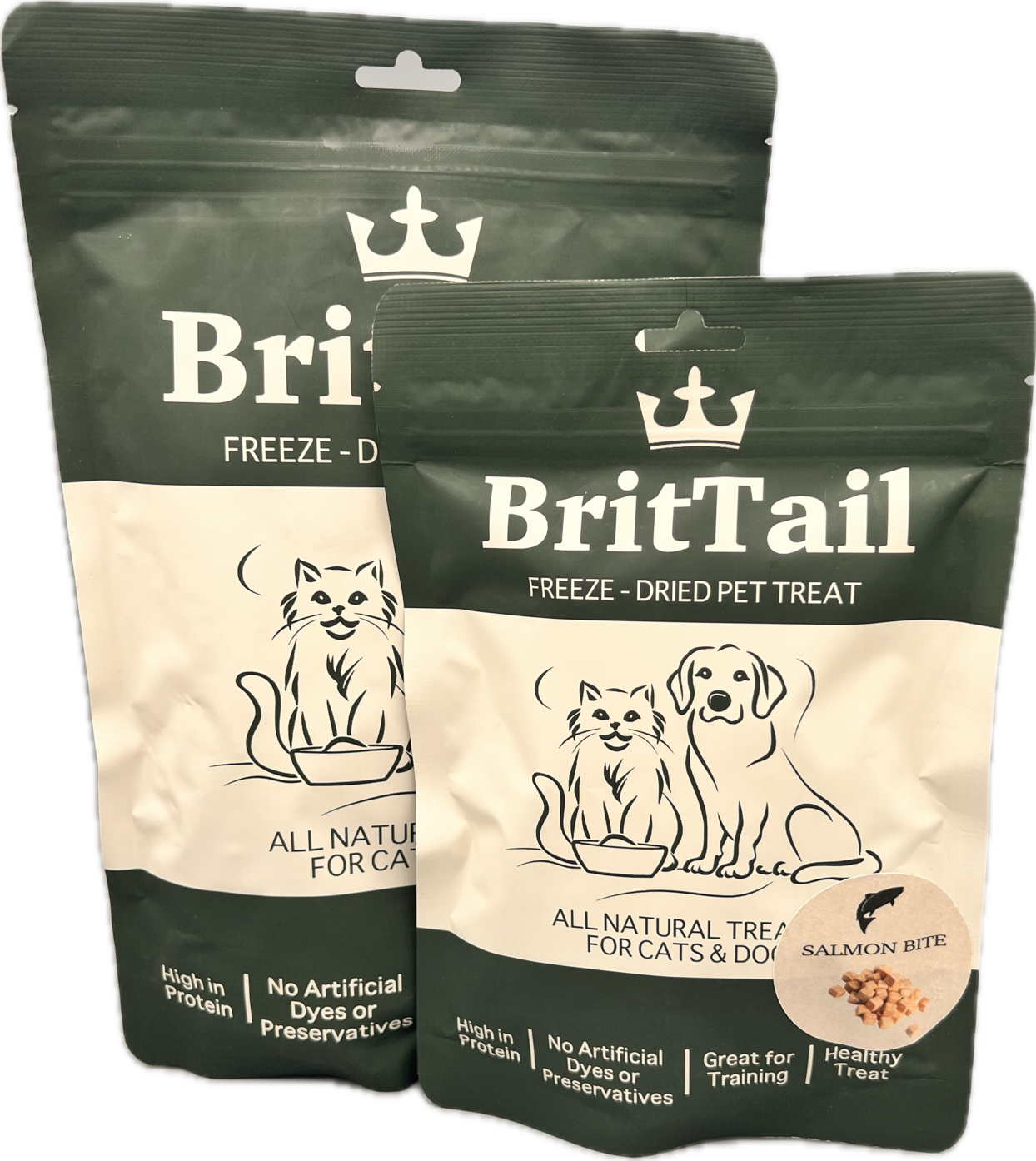BritTail Freeze-Dried Salmon Bits product photo 4