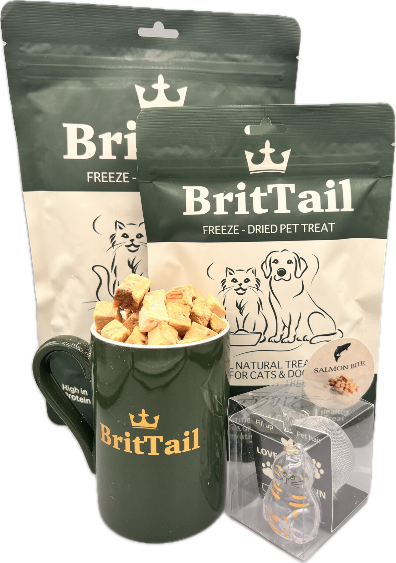 BritTail Freeze-Dried Salmon Bits product photo 5