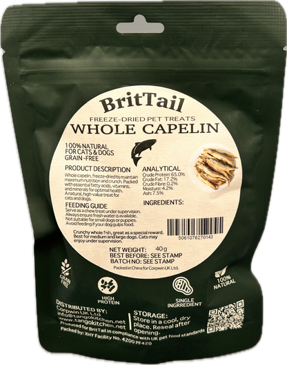 BritTail Freeze-Dried Whole Capelin product photo 12