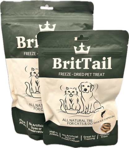 BritTail Freeze-Dried Whole Capelin product photo 13