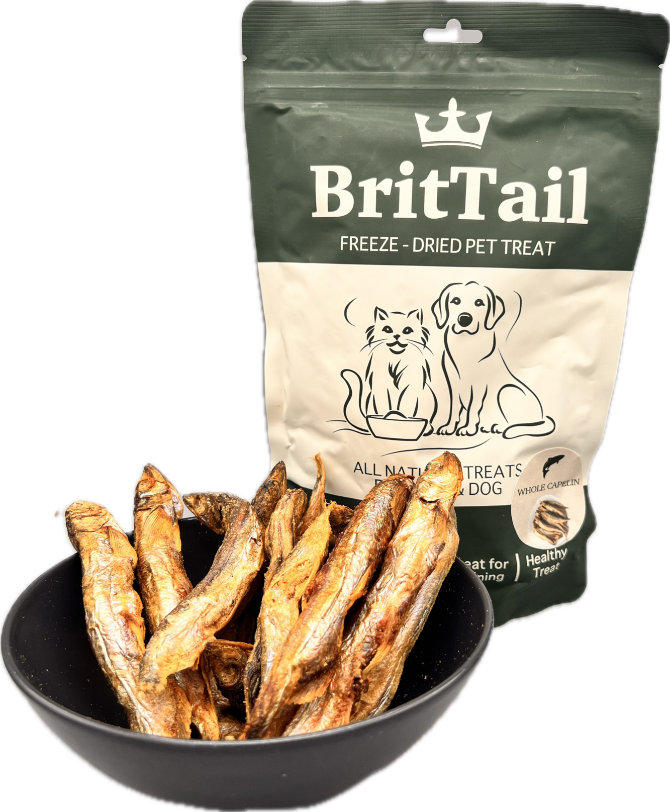 BritTail Freeze-Dried Whole Capelin product photo 16