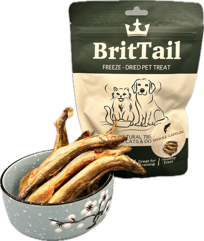 BritTail Freeze-Dried Whole Capelin product photo 3