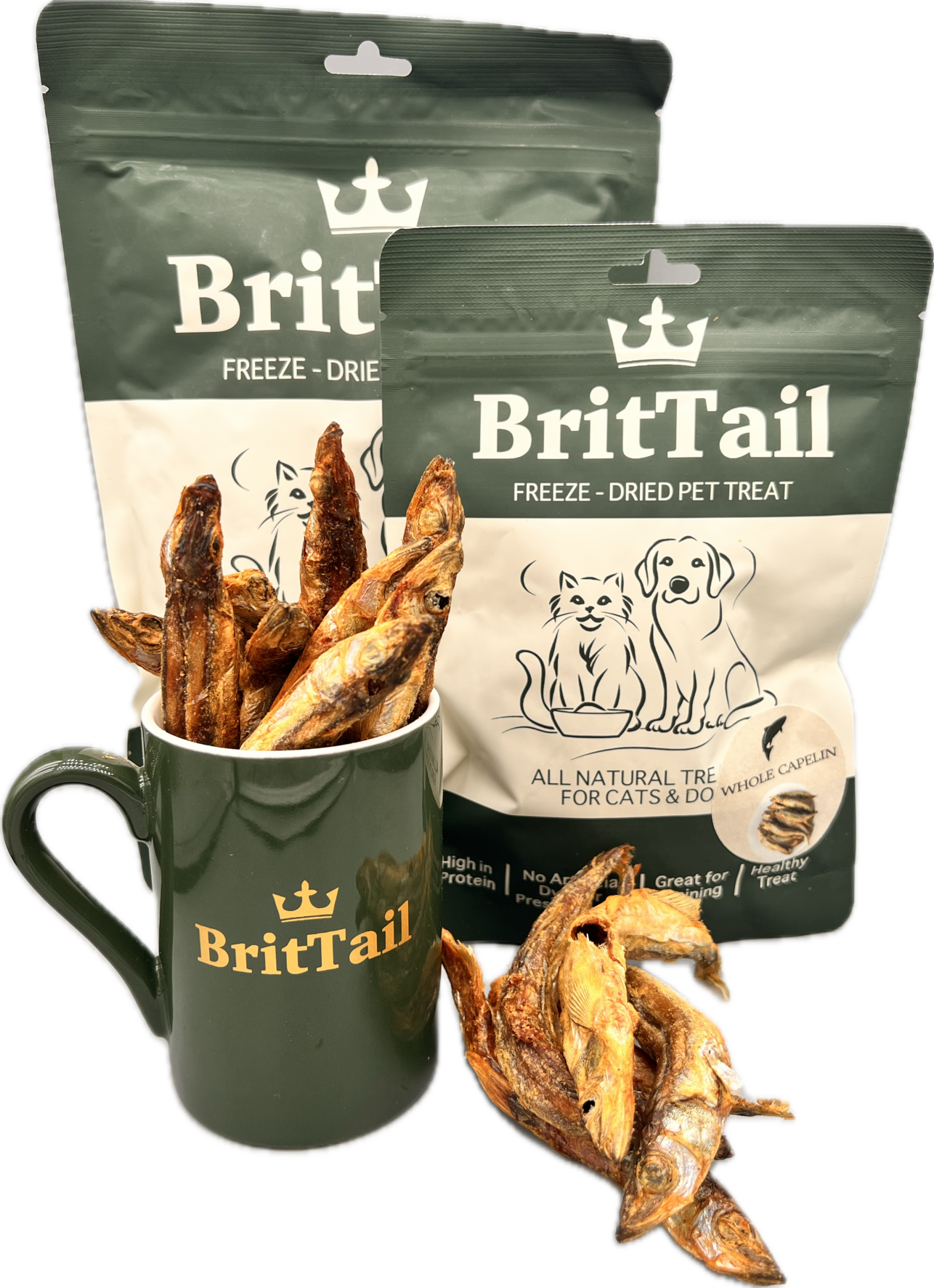 BritTail Freeze-Dried Whole Capelin product photo 8
