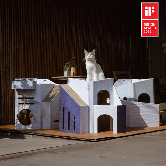 Mini Cat Mansion - Foldable cat house