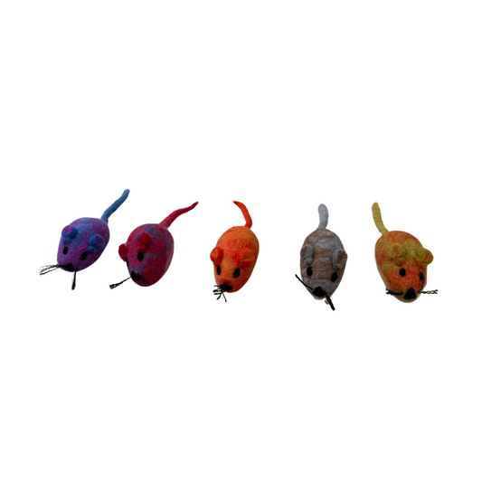 New Zealand wool cat toys
