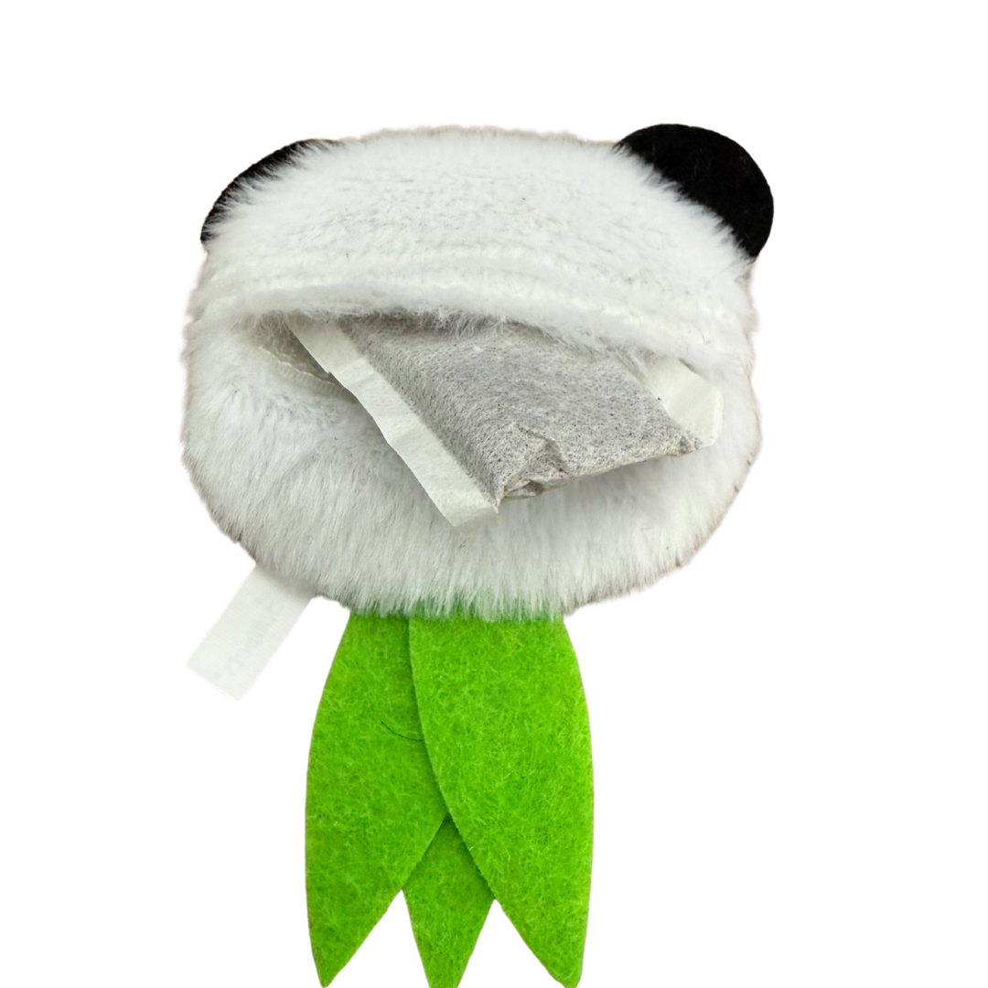 Panda Catnip bag - with 2 bags of catnip