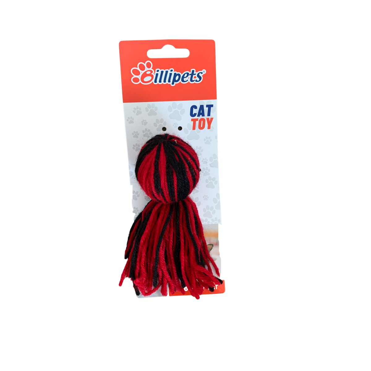 I Love My Cat Black/Red Wool Cat Bell Toy