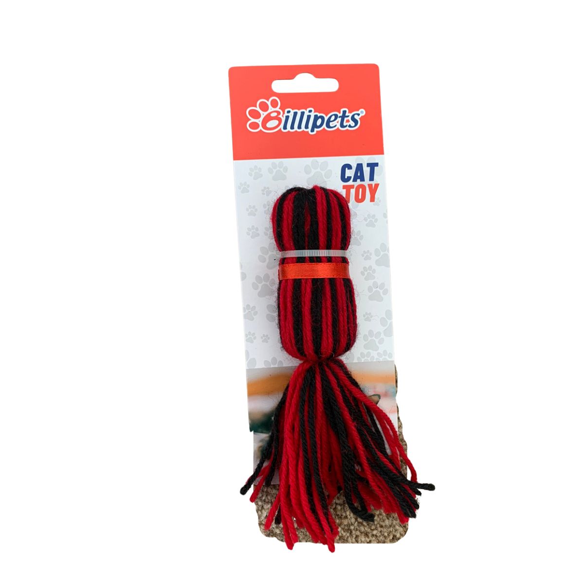 I Love My Cat Black/Red Wool Cat Bell Toy