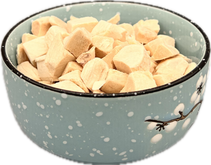 BritTail Freeze-Dried Chicken Bits bowl