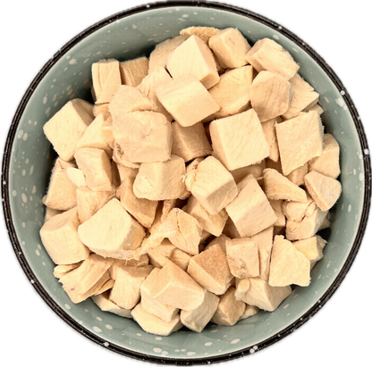 BritTail Freeze-Dried Chicken Bits bowl close-up