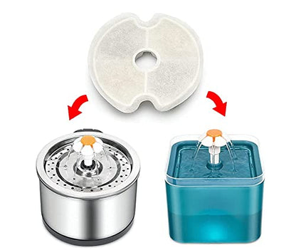 Cat Water Fountain 2L With 2 Packs Carbon Filters