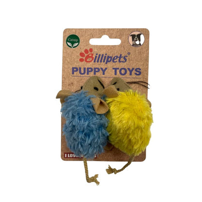 7.5cm Plush Mouse Cat Toys (2pcs Set)